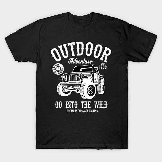 Adventure in the Outdoors T-Shirt by MulletHappens